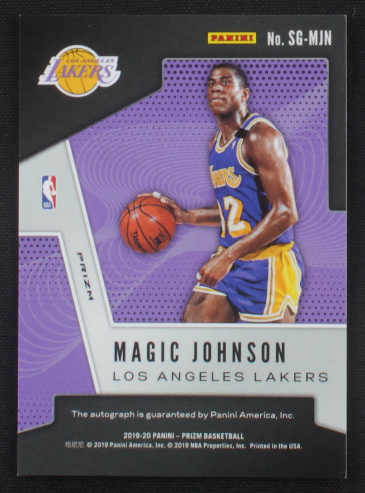 Magic Johnson 2019-20 Panini Prizm Sensational Signatures #79 at PristineAuction.com Magic Johnson 2019-20 Panini Prizm Sensational Signatures #79 at PristineAuction.com