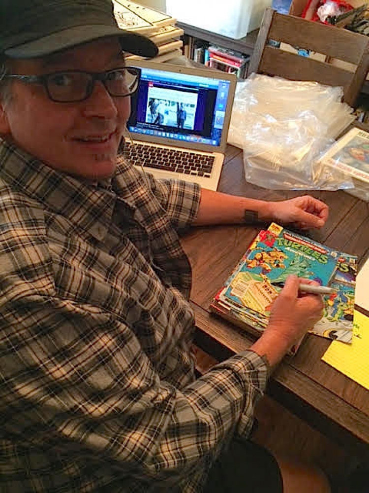 Kevin Eastman Signed Teenage Mutant Ninja Turtles Original Comic Book with Hand-Drawn Turtles Sketch (PA COA) at PristineAuction.com Kevin Eastman Signed Teenage Mutant Ninja Turtles Original Comic Book with Hand-Drawn Turtles Sketch (PA COA) at PristineAuction.com