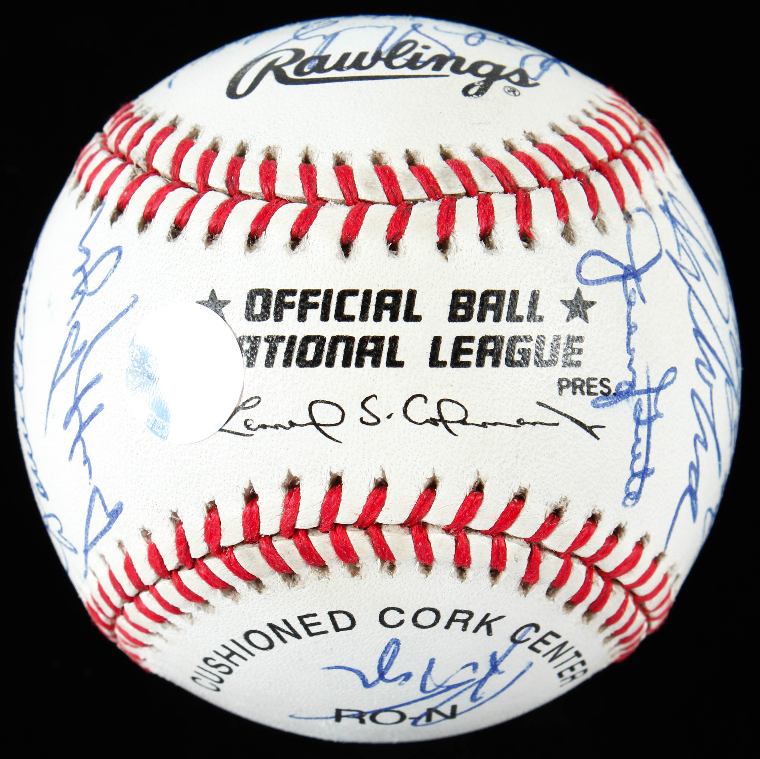 1969 Mets ONL Baseball Team-Signed by (24) With Tom Seaver, Nolan Ryan, Tug McGraw, Donn Clendenon With Display Case (JSA LOA) at PristineAuction.com 1969 Mets ONL Baseball Team-Signed by (24) With Tom Seaver, Nolan Ryan, Tug McGraw, Donn Clendenon With Display Case (JSA LOA) at PristineAuction.com