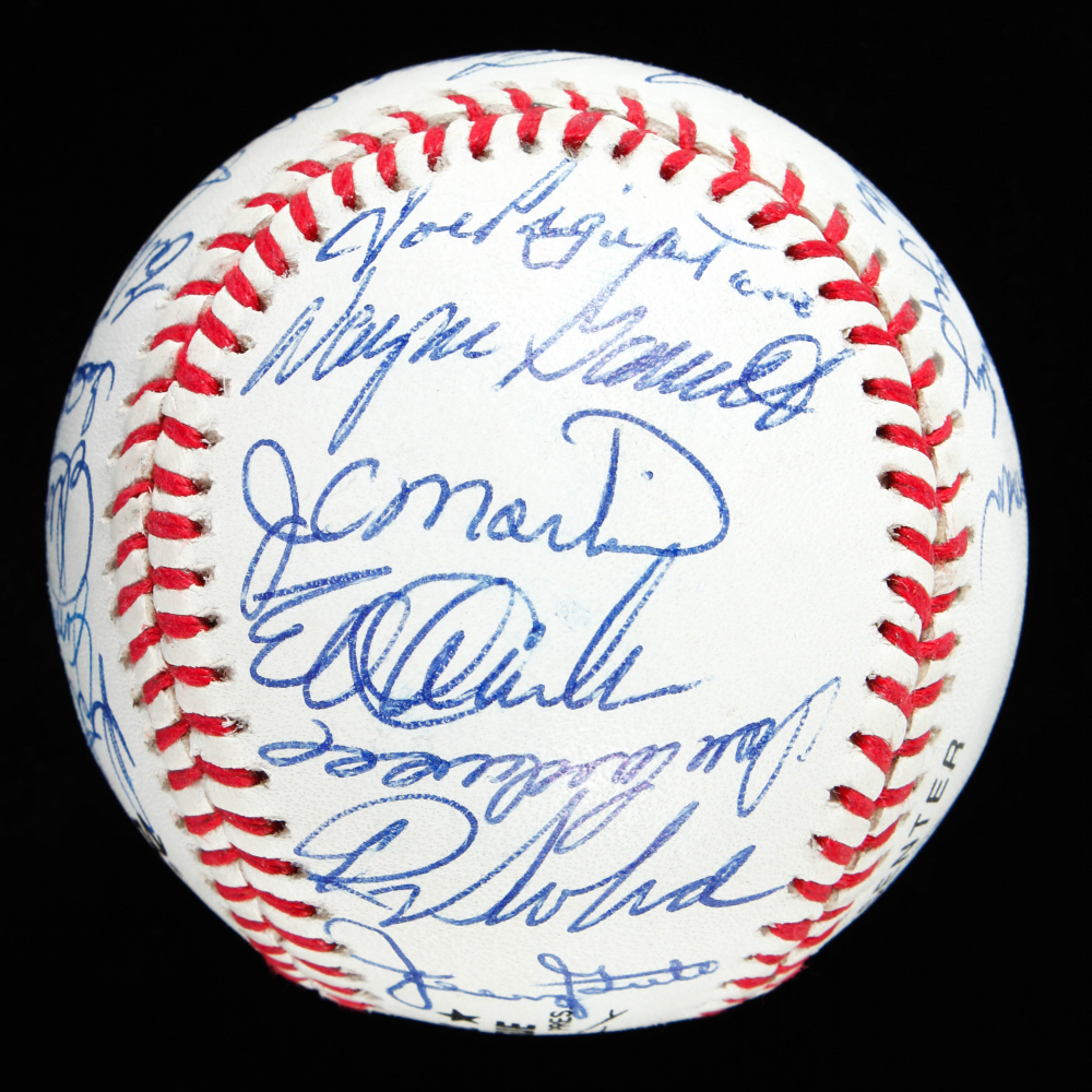 1969 Mets ONL Baseball Team-Signed by (24) With Tom Seaver, Nolan Ryan, Tug McGraw, Donn Clendenon With Display Case (JSA LOA) at PristineAuction.com 1969 Mets ONL Baseball Team-Signed by (24) With Tom Seaver, Nolan Ryan, Tug McGraw, Donn Clendenon With Display Case (JSA LOA) at PristineAuction.com