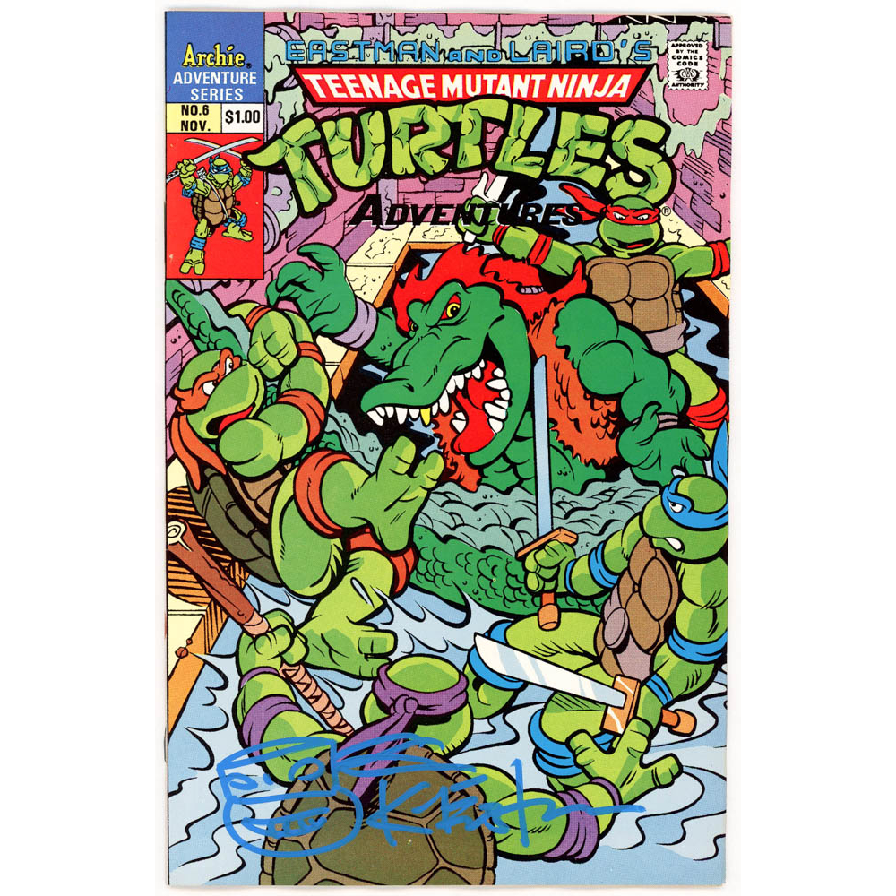 Kevin Eastman Signed Teenage Mutant Ninja Turtles Original Comic Book with  Hand-Drawn Turtles Sketch (PA COA) | Pristine Auction, image size:1000x1000