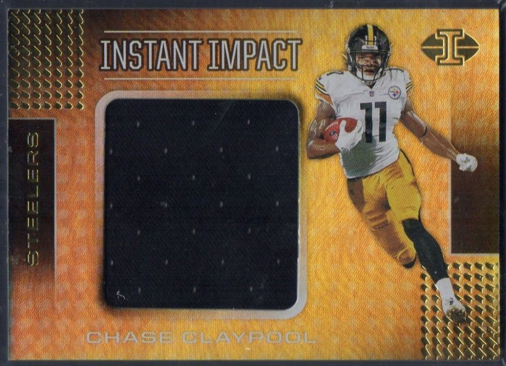 Chase Claypool 2020 Panini Illusions Instant Impact Rookie Jersey Card 
