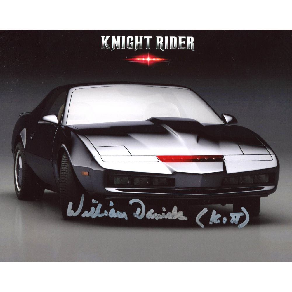 Knight Signature Knight Rider William Daniels Signed