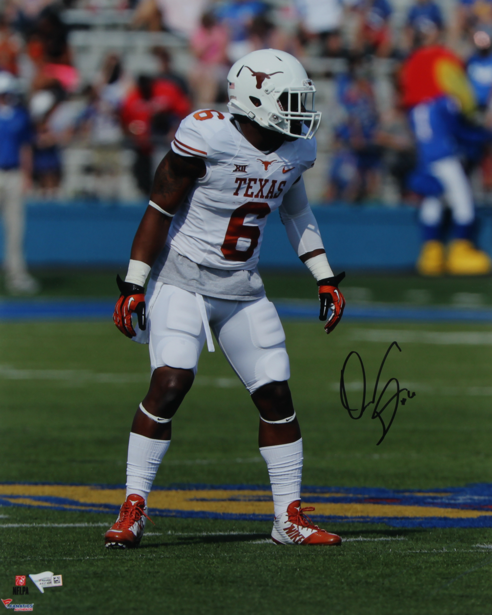 Quandre Diggs Signed Texas Longhorns 16x20 Photo (Fanatics Hologram) at PristineAuction.com Quandre Diggs Signed Texas Longhorns 16x20 Photo (Fanatics Hologram) at PristineAuction.com