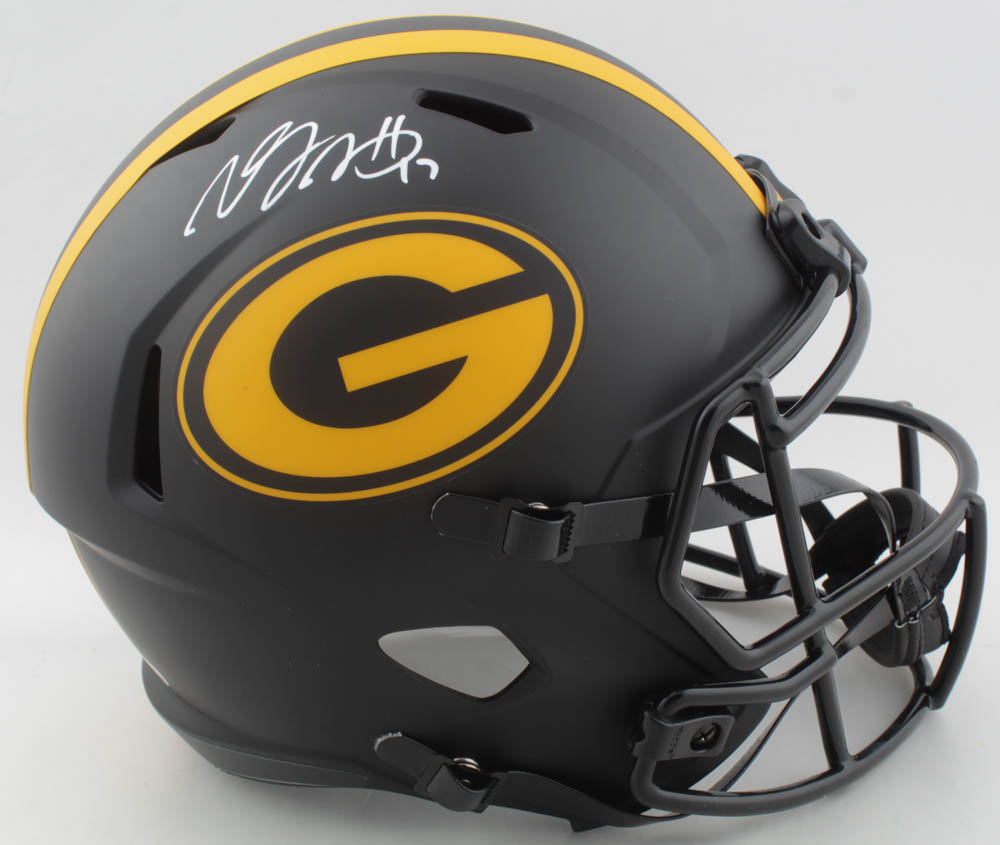 Davante Adams Signed Packers Full-Size Eclipse Alternate Speed Helmet (JSA COA) at PristineAuction.com Davante Adams Signed Packers Full-Size Eclipse Alternate Speed Helmet (JSA COA) at PristineAuction.com