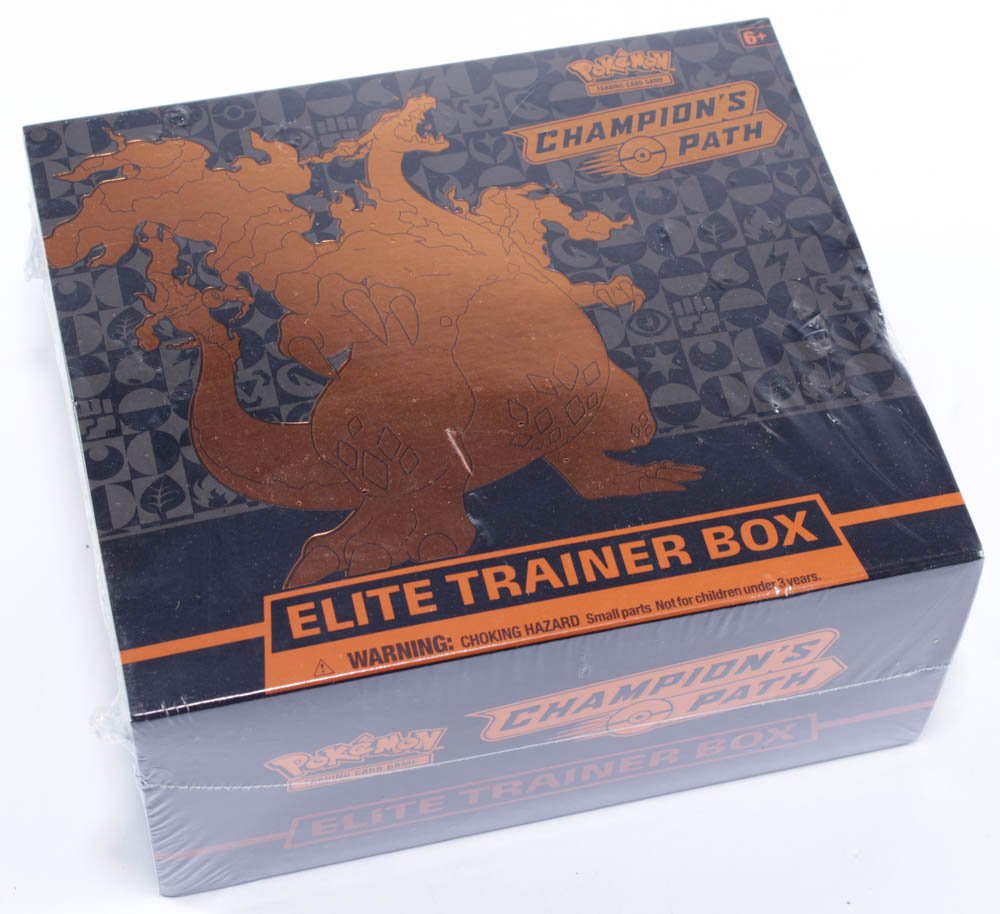 Pokemon TCG: Champion's Path Elite Trainer Box with (10) Booster Packs at PristineAuction.com Pokemon TCG: Champion's Path Elite Trainer Box with (10) Booster Packs at PristineAuction.com