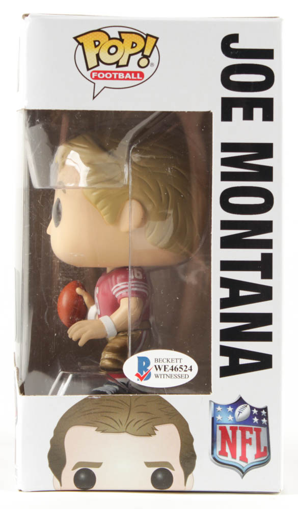 Joe Montana Signed 49ers #84 Funko Pop! Vinyl Figure (Beckett COA) at PristineAuction.com Joe Montana Signed 49ers #84 Funko Pop! Vinyl Figure (Beckett COA) at PristineAuction.com