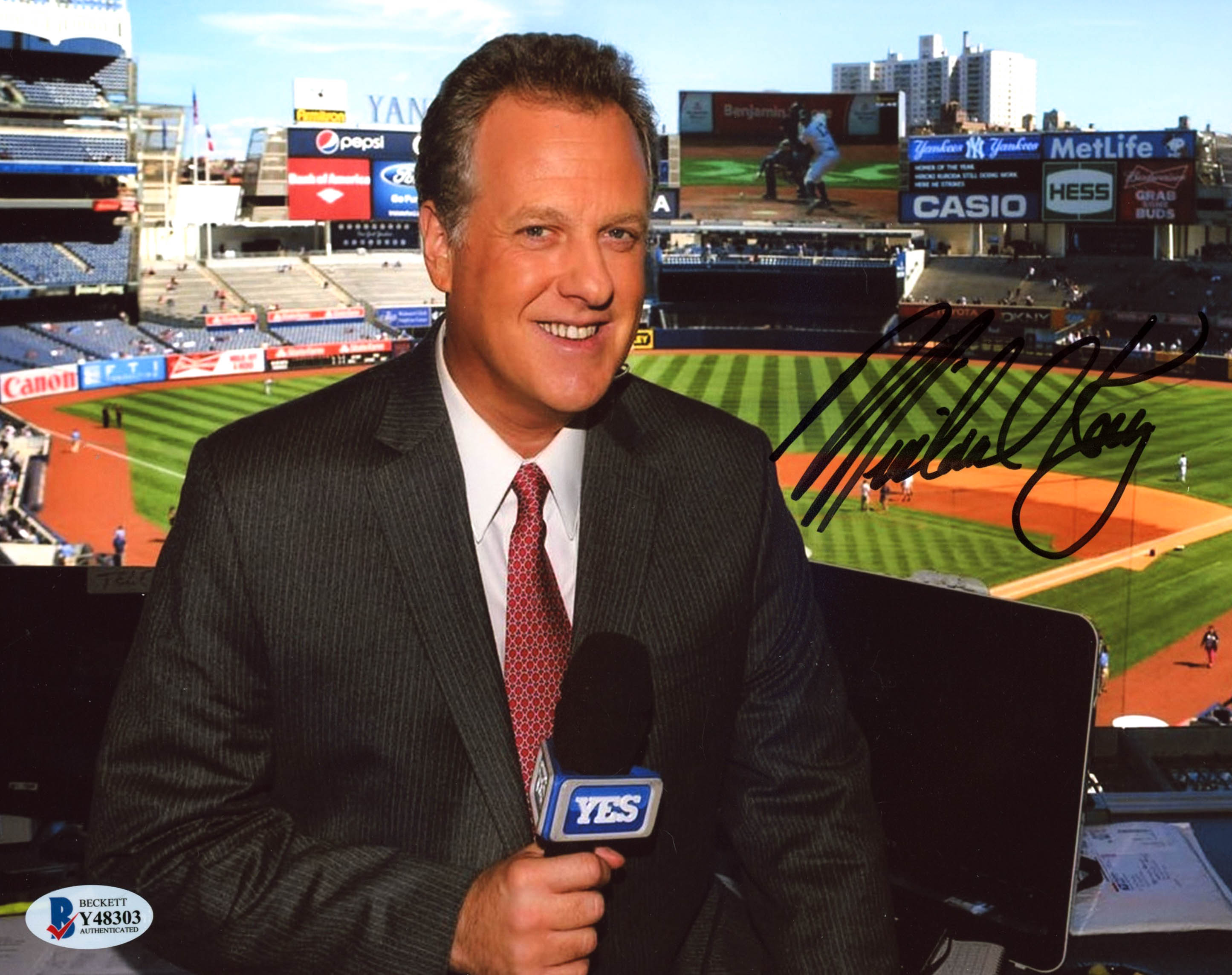 Michael Kay Signed Yankees 8x10 Photo (Beckett COA) at PristineAuction.com Michael Kay Signed Yankees 8x10 Photo (Beckett COA) at PristineAuction.com