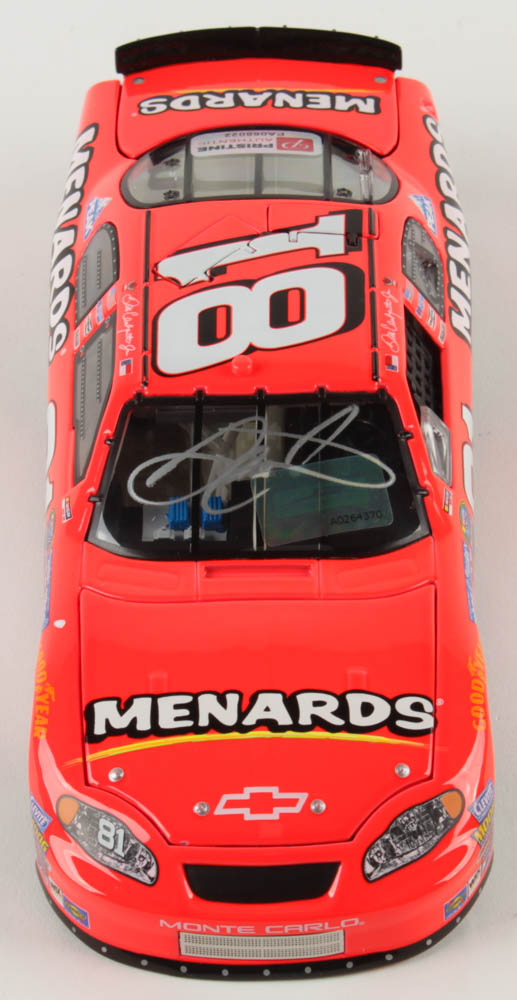 Dale Earnhardt Jr. Signed 2005 NASCAR #81 Menards - 1:24 Premium Action Diecast Car (Dale Jr. Hologram & COA) at PristineAuction.com Dale Earnhardt Jr. Signed 2005 NASCAR #81 Menards - 1:24 Premium Action Diecast Car (Dale Jr. Hologram & COA) at PristineAuction.com