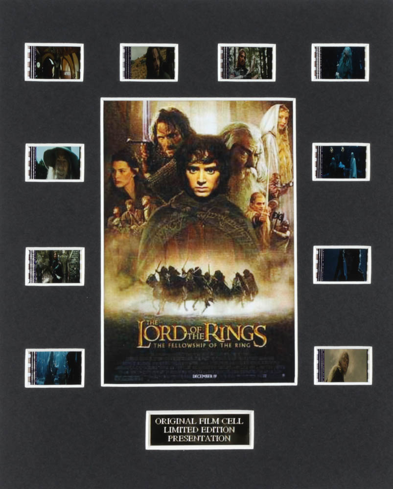 "The Lord of the Rings: The Fellowship of the Ring" LE 8x10 Custom Matted Original Film / Movie Cell Display at PristineAuction.com "The Lord of the Rings: The Fellowship of the Ring" LE 8x10 Custom Matted Original Film / Movie Cell Display at PristineAuction.com