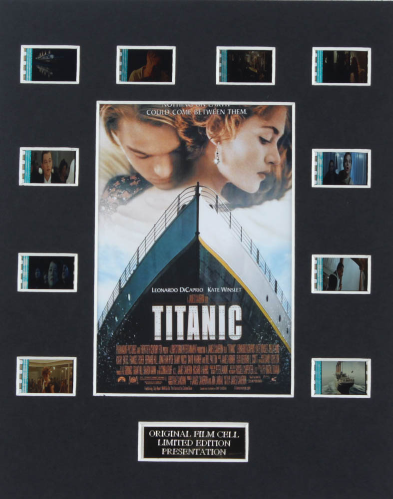 "Titanic" LE 8x10 Custom Matted Original Film / Movie Cell Display at PristineAuction.com "Titanic" LE 8x10 Custom Matted Original Film / Movie Cell Display at PristineAuction.com