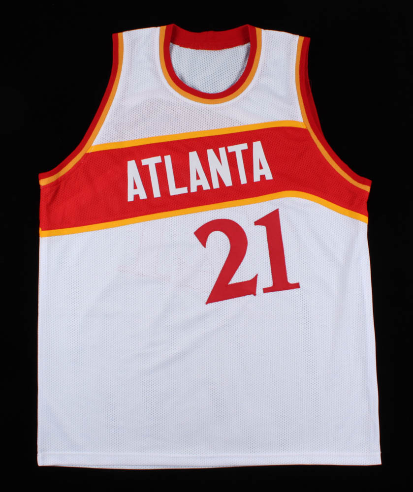 Dominique Wilkins Signed Jersey (Beckett COA) at PristineAuction.com Dominique Wilkins Signed Jersey (Beckett COA) at PristineAuction.com