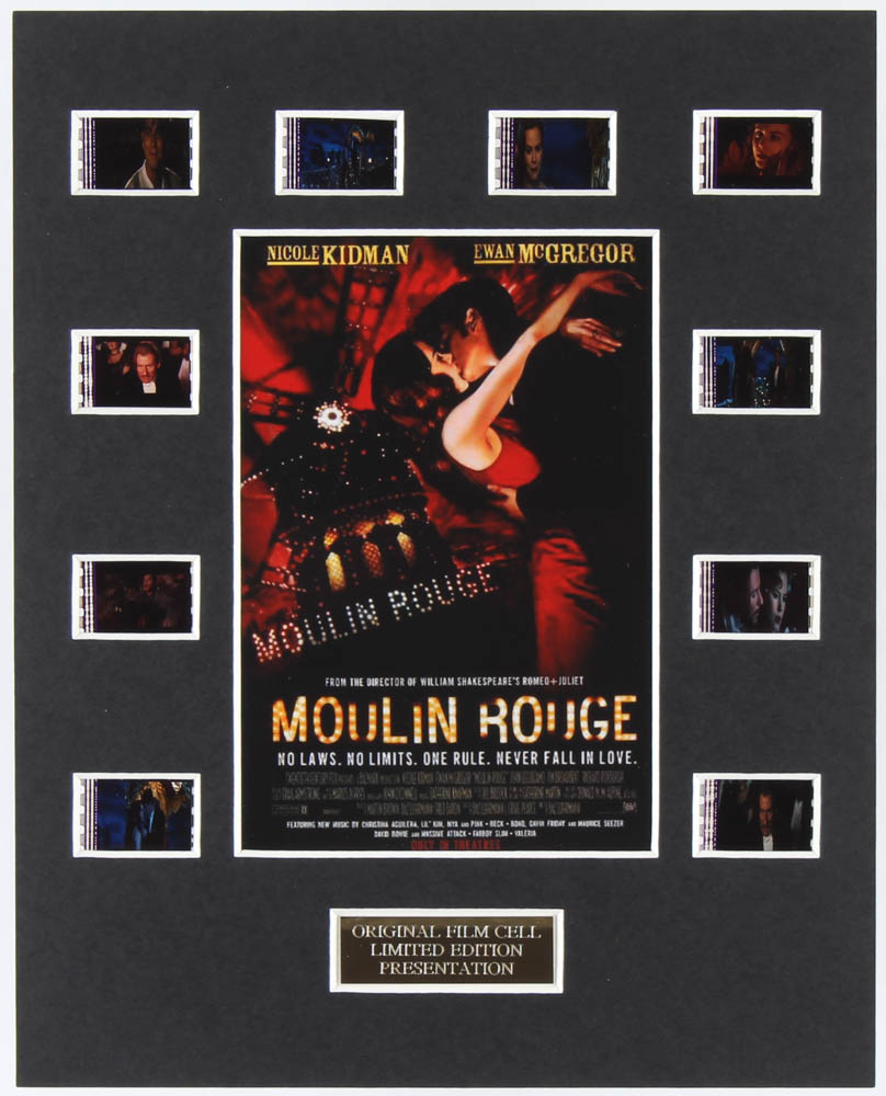 "Moulin Rouge" LE 8x10 Custom Matted Original Film / Movie Cell Display at PristineAuction.com "Moulin Rouge" LE 8x10 Custom Matted Original Film / Movie Cell Display at PristineAuction.com