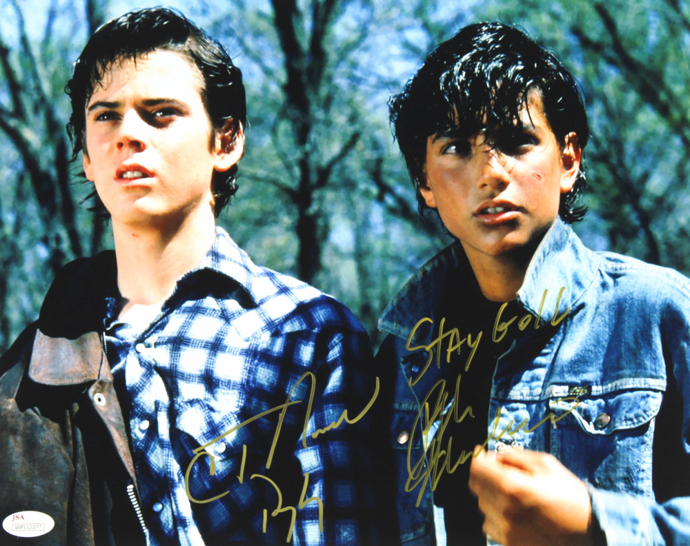 Ralph Macchio & C. Thomas Howell Signed "The Outsiders" 11x17 Photo