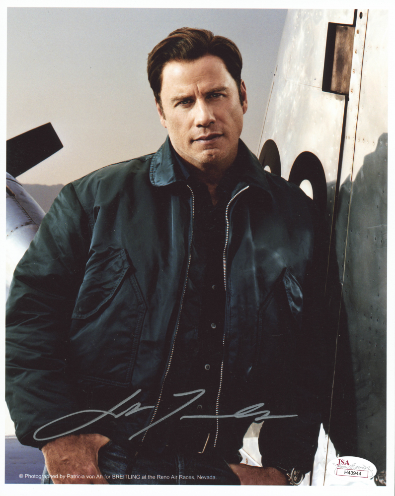 JOHN TRAVOLTA signed autographed photo selfie COA Hologram main image 0