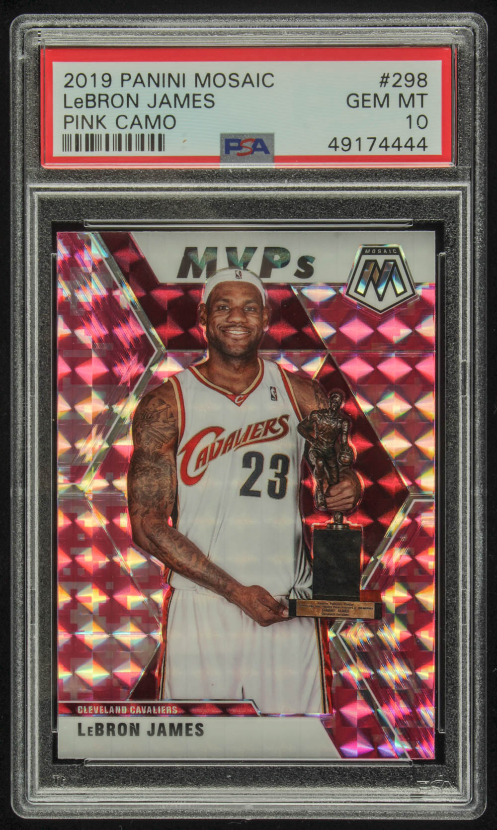 Panini Lebron MVP pink camo PSA10 【公式通販】