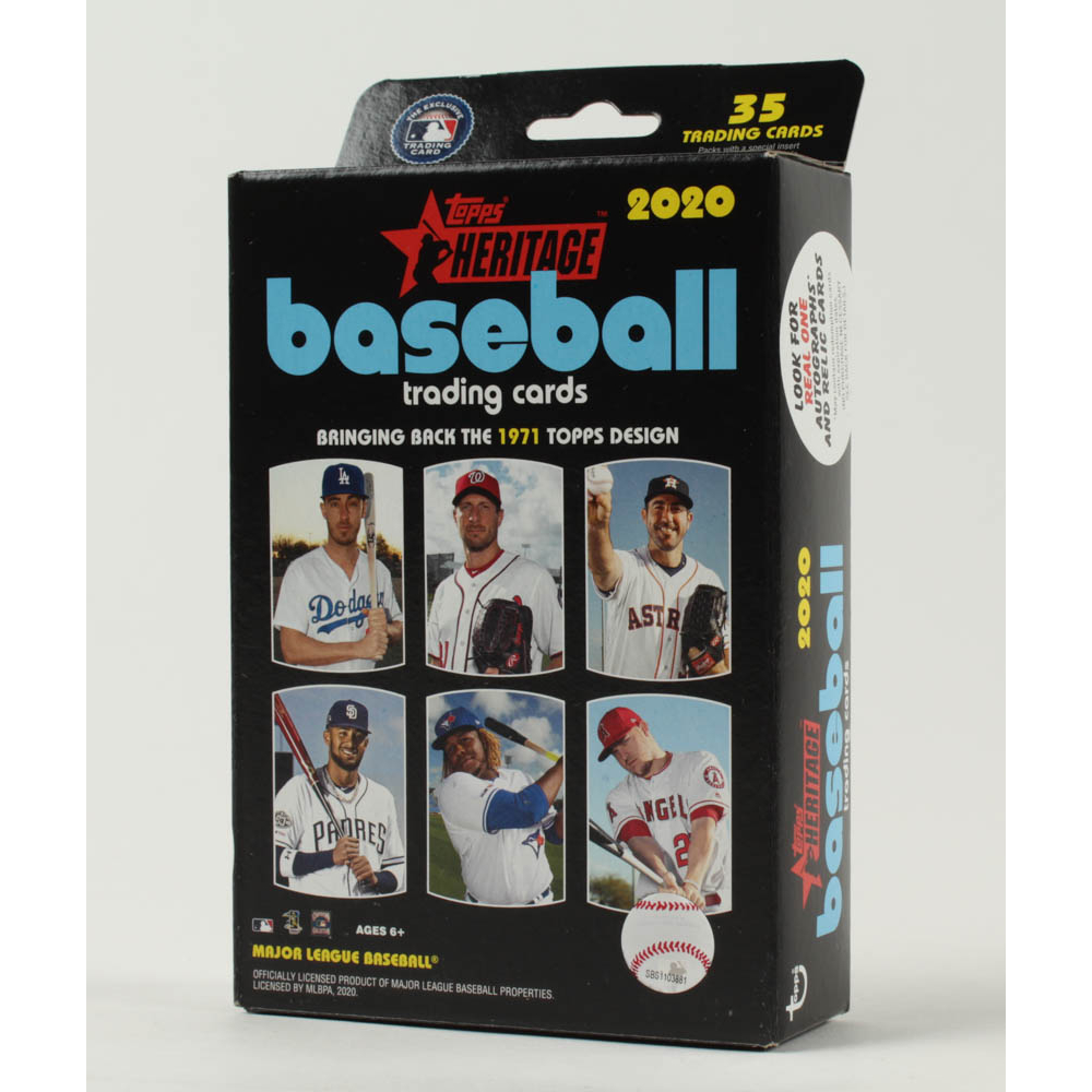 2020 Topps Heritage Baseball Hanger Box of (35) Cards Pristine Auction