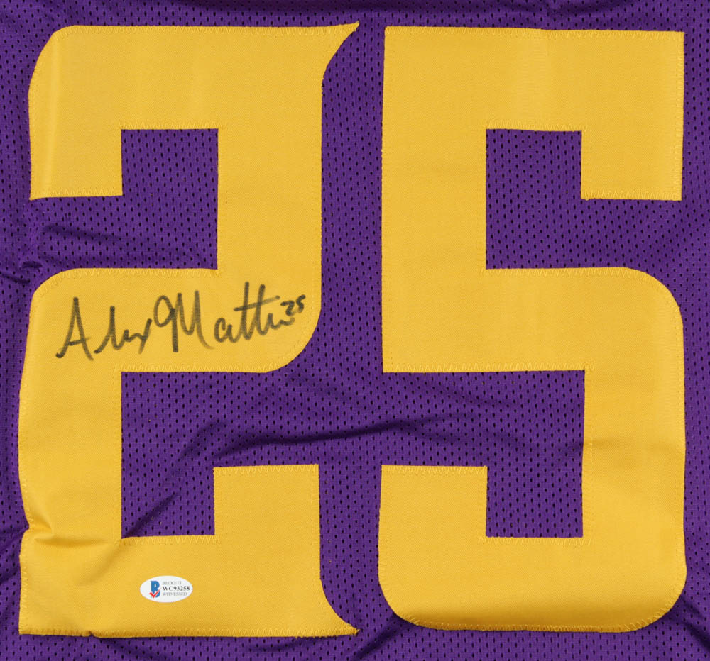 Alexander Mattison Signed Jersey (Beckett COA) at PristineAuction.com Alexander Mattison Signed Jersey (Beckett COA) at PristineAuction.com