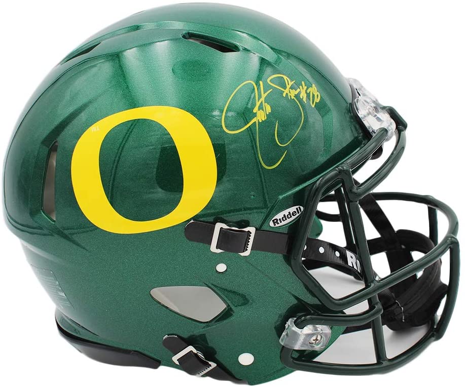 Jonathan Stewart Signed Oregon Ducks Full-Size Authentic On-Field Speed Helmet (Radtke) at PristineAuction.com Jonathan Stewart Signed Oregon Ducks Full-Size Authentic On-Field Speed Helmet (Radtke) at PristineAuction.com