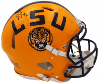 Justin Jefferson Signed LSU Tigers Full-Size Authentic On-Field Speed Helmet (Beckett) at PristineAuction.com
