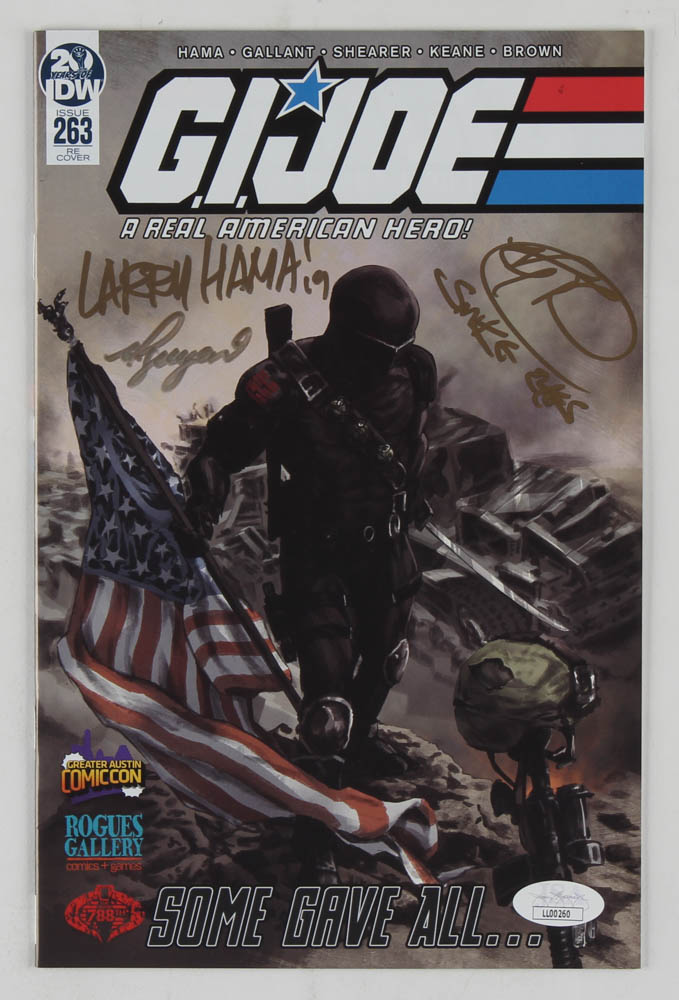 Ray Park, Larry Hama, & Vo Nguyen Signed 2019 "G.I. Joe: A Real American Hero!" Issue #263 IDW Comic Book with Multiple Inscriptions (JSA COA) at PristineAuction.com Ray Park, Larry Hama, & Vo Nguyen Signed 2019 "G.I. Joe: A Real American Hero!" Issue #263 IDW Comic Book with Multiple Inscriptions (JSA COA) at PristineAuction.com