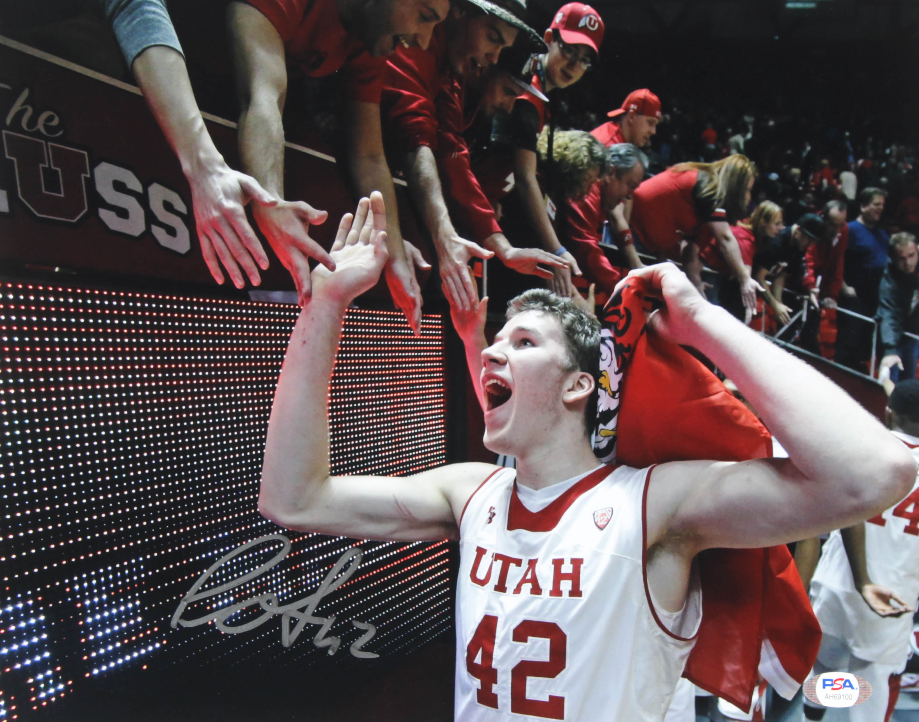 Jakob Poltl Signed Utah Utes 11x14 Photo (PSA Hologram) at PristineAuction.com Jakob Poltl Signed Utah Utes 11x14 Photo (PSA Hologram) at PristineAuction.com
