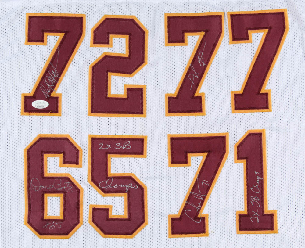 Capital Punishment Defense Jersey Signed by (4) with Charles Mann, Dave Butz, Darryl Grant & Dexter Manley with Multiple Inscriptions (JSA COA) at PristineAuction.com Capital Punishment Defense Jersey Signed by (4) with Charles Mann, Dave Butz, Darryl Grant & Dexter Manley with Multiple Inscriptions (JSA COA) at PristineAuction.com