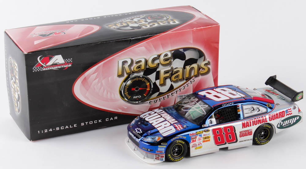 Dale Earnhardt Jr. Signed 2008 NASCAR #88 National Guard - Mesma & Color Chrome - 1:24 Premium Motorsports Authentics Diecast Car (Dale Jr. Hologram & COA) at PristineAuction.com Dale Earnhardt Jr. Signed 2008 NASCAR #88 National Guard - Mesma & Color Chrome - 1:24 Premium Motorsports Authentics Diecast Car (Dale Jr. Hologram & COA) at PristineAuction.com