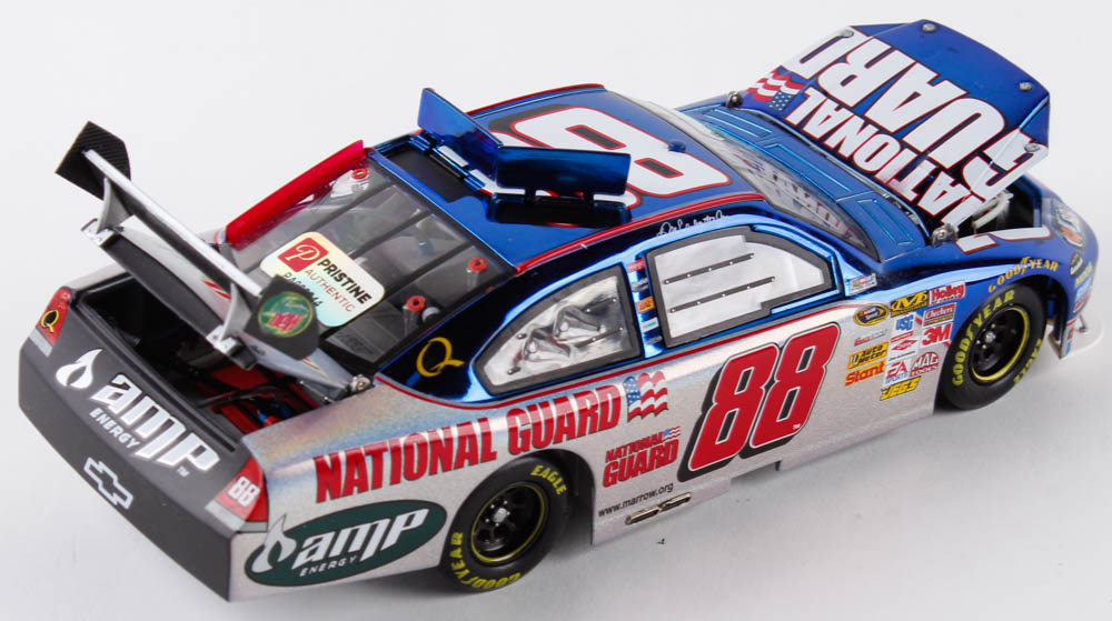 Dale Earnhardt Jr. Signed 2008 NASCAR #88 National Guard - Mesma & Color Chrome - 1:24 Premium Motorsports Authentics Diecast Car (Dale Jr. Hologram & COA) at PristineAuction.com Dale Earnhardt Jr. Signed 2008 NASCAR #88 National Guard - Mesma & Color Chrome - 1:24 Premium Motorsports Authentics Diecast Car (Dale Jr. Hologram & COA) at PristineAuction.com