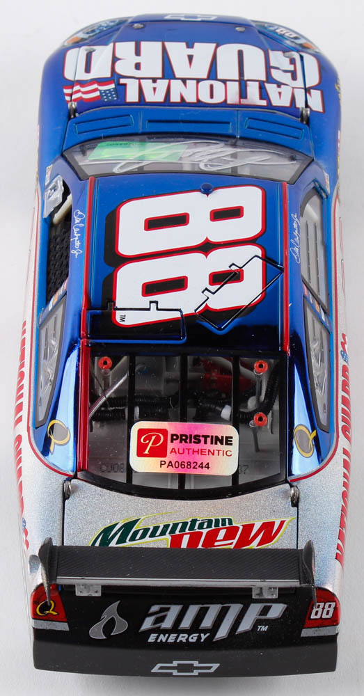 Dale Earnhardt Jr. Signed 2008 NASCAR #88 National Guard - Mesma & Color Chrome - 1:24 Premium Motorsports Authentics Diecast Car (Dale Jr. Hologram & COA) at PristineAuction.com Dale Earnhardt Jr. Signed 2008 NASCAR #88 National Guard - Mesma & Color Chrome - 1:24 Premium Motorsports Authentics Diecast Car (Dale Jr. Hologram & COA) at PristineAuction.com