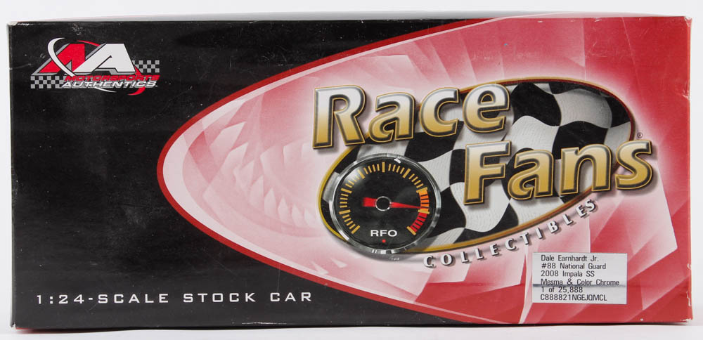 Dale Earnhardt Jr. Signed 2008 NASCAR #88 National Guard - Mesma & Color Chrome - 1:24 Premium Motorsports Authentics Diecast Car (Dale Jr. Hologram & COA) at PristineAuction.com Dale Earnhardt Jr. Signed 2008 NASCAR #88 National Guard - Mesma & Color Chrome - 1:24 Premium Motorsports Authentics Diecast Car (Dale Jr. Hologram & COA) at PristineAuction.com