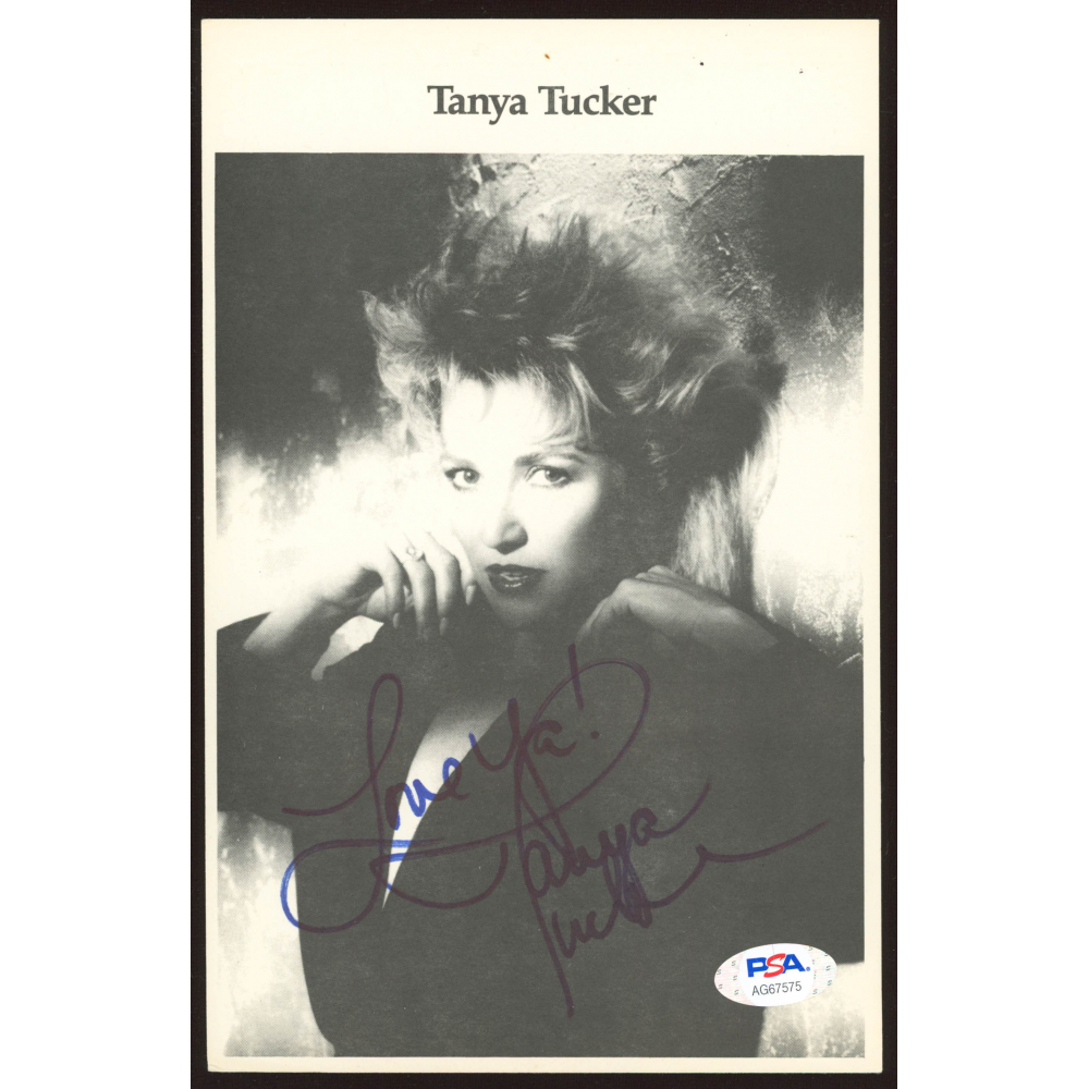 Tanya Tucker Signed 5.5x8.5 Photo Inscribed "Love Ya!" (PSA Hologram ...