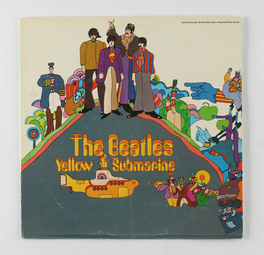 vintage-the-beatles-yellow-submarine-vinyl-record-album-pristine