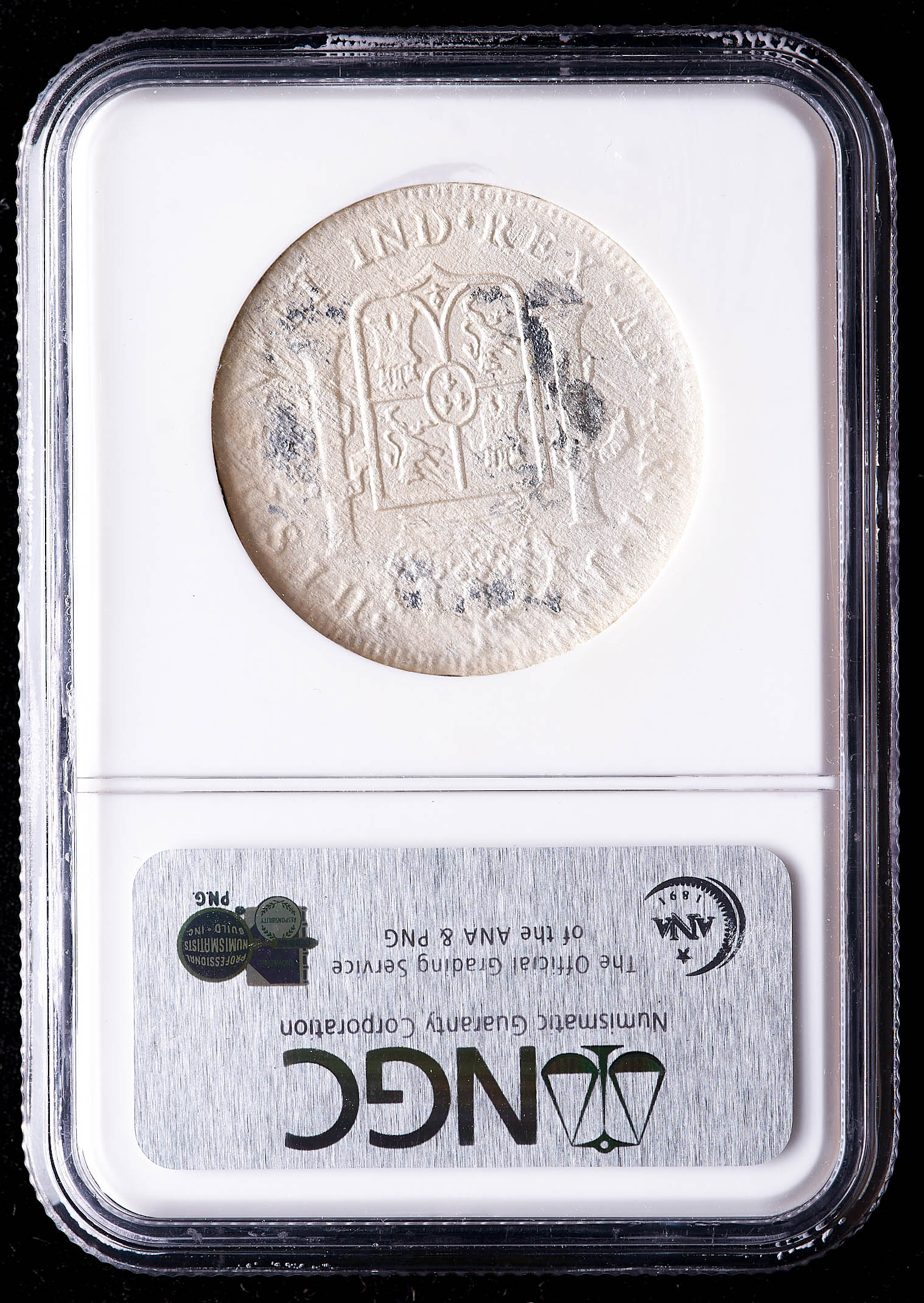 SS New York Shipwreck 1793-LIMAE IJ Peru 4 Reales Silver Coin (NGC Encapsulated) at PristineAuction.com SS New York Shipwreck 1793-LIMAE IJ Peru 4 Reales Silver Coin (NGC Encapsulated) at PristineAuction.com