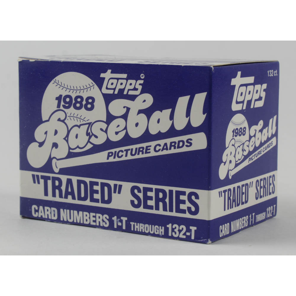 1988 Topps Traded Series Complete Set Of 132 Baseball Cards