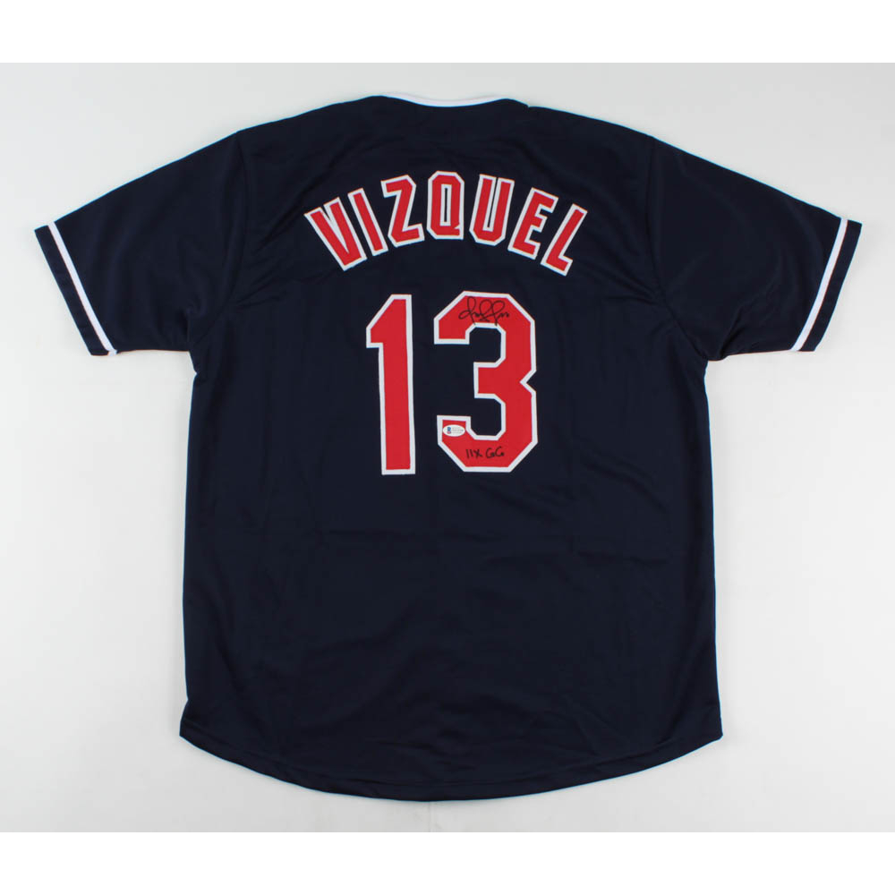 omar vizquel signed jersey