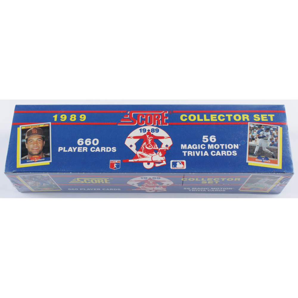 1989 Score Complete Collector Set of (660) Baseball Cards Pristine Auction