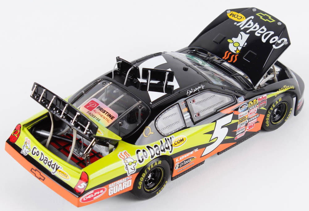 Dale Earnhardt Jr. Signed 2008 NASCAR #5 GoDaddy - 1:24 Premium Elite Diecast Car (Dale Jr. Hologram & COA) at PristineAuction.com Dale Earnhardt Jr. Signed 2008 NASCAR #5 GoDaddy - 1:24 Premium Elite Diecast Car (Dale Jr. Hologram & COA) at PristineAuction.com