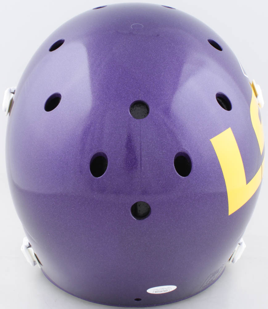 Tyrann Mathieu Signed LSU Tigers Full-Size Authentic On-Field Helmet (JSA COA) at PristineAuction.com Tyrann Mathieu Signed LSU Tigers Full-Size Authentic On-Field Helmet (JSA COA) at PristineAuction.com