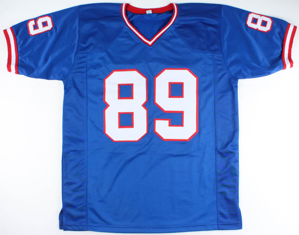 Mark Bavaro Signed Jersey Inscribed "2x SB Champs!" (JSA COA) at PristineAuction.com Mark Bavaro Signed Jersey Inscribed "2x SB Champs!" (JSA COA) at PristineAuction.com