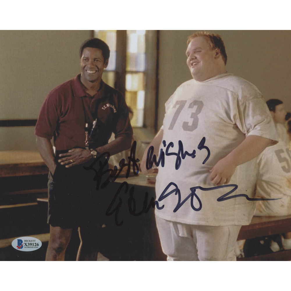 Ethan Suplee Signed "Remember The Titans" 8x10 Photo Inscribed "Best