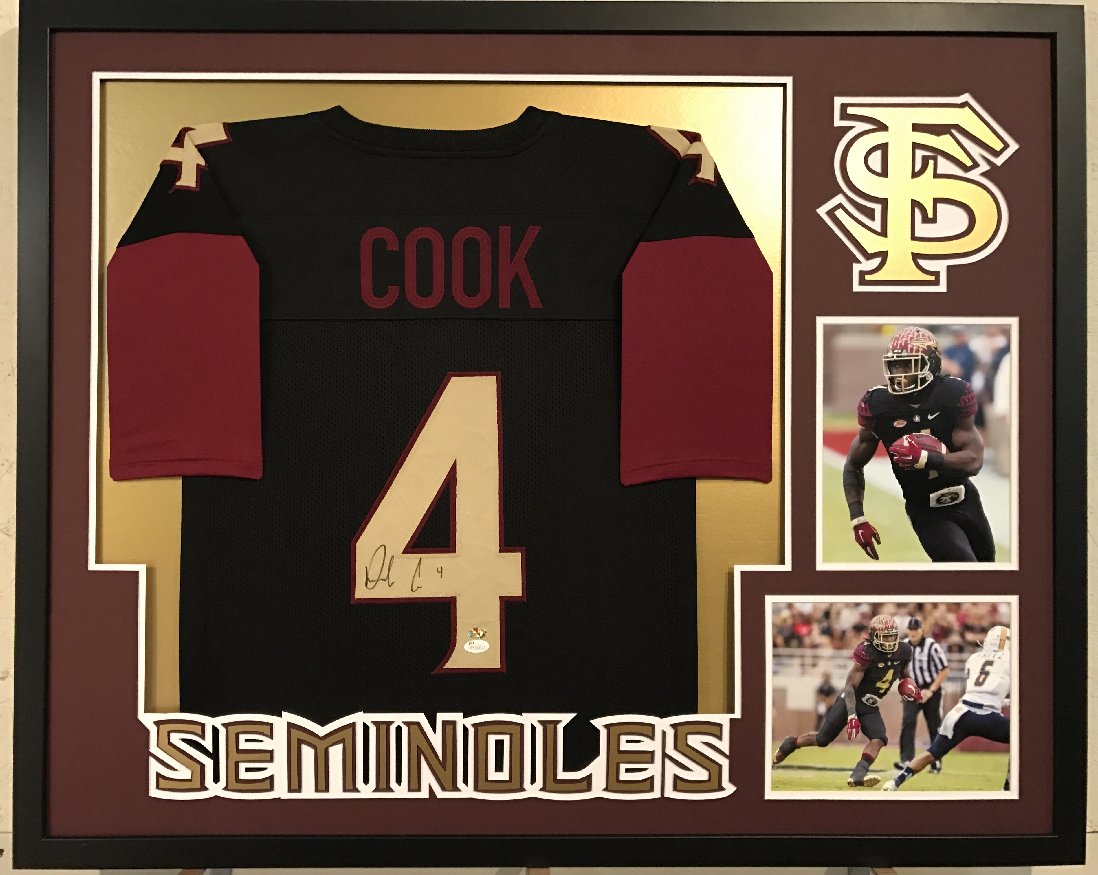 Dalvin Cook Signed 34x42 Custom Framed Jersey (JSA COA) at PristineAuction.com Dalvin Cook Signed 34x42 Custom Framed Jersey (JSA COA) at PristineAuction.com