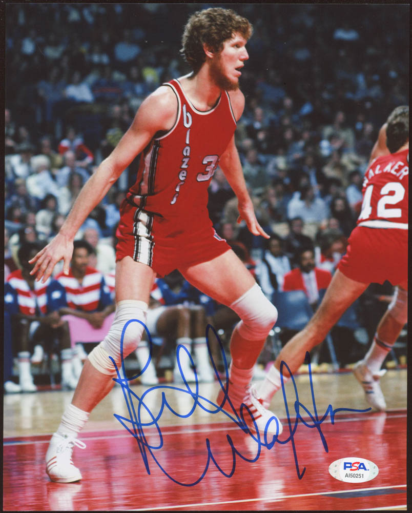 Bill Walton Signed Trail Blazers 8x10 Photo (PSA COA) at PristineAuction.com Bill Walton Signed Trail Blazers 8x10 Photo (PSA COA) at PristineAuction.com