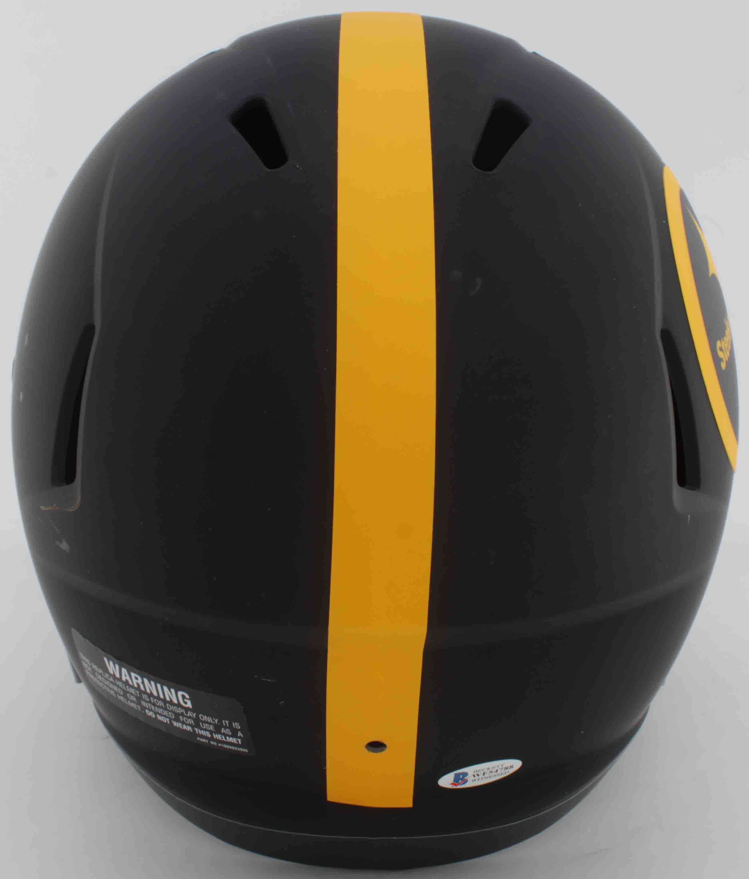 Chase Claypool Signed Steelers Full-Size Eclipse Alternate Speed Helmet (Beckett COA) at PristineAuction.com Chase Claypool Signed Steelers Full-Size Eclipse Alternate Speed Helmet (Beckett COA) at PristineAuction.com