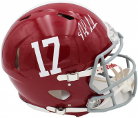 Nick Saban Signed Alabama Crimson Tide Full-Size Speed Helmet (Beckett) at PristineAuction.com