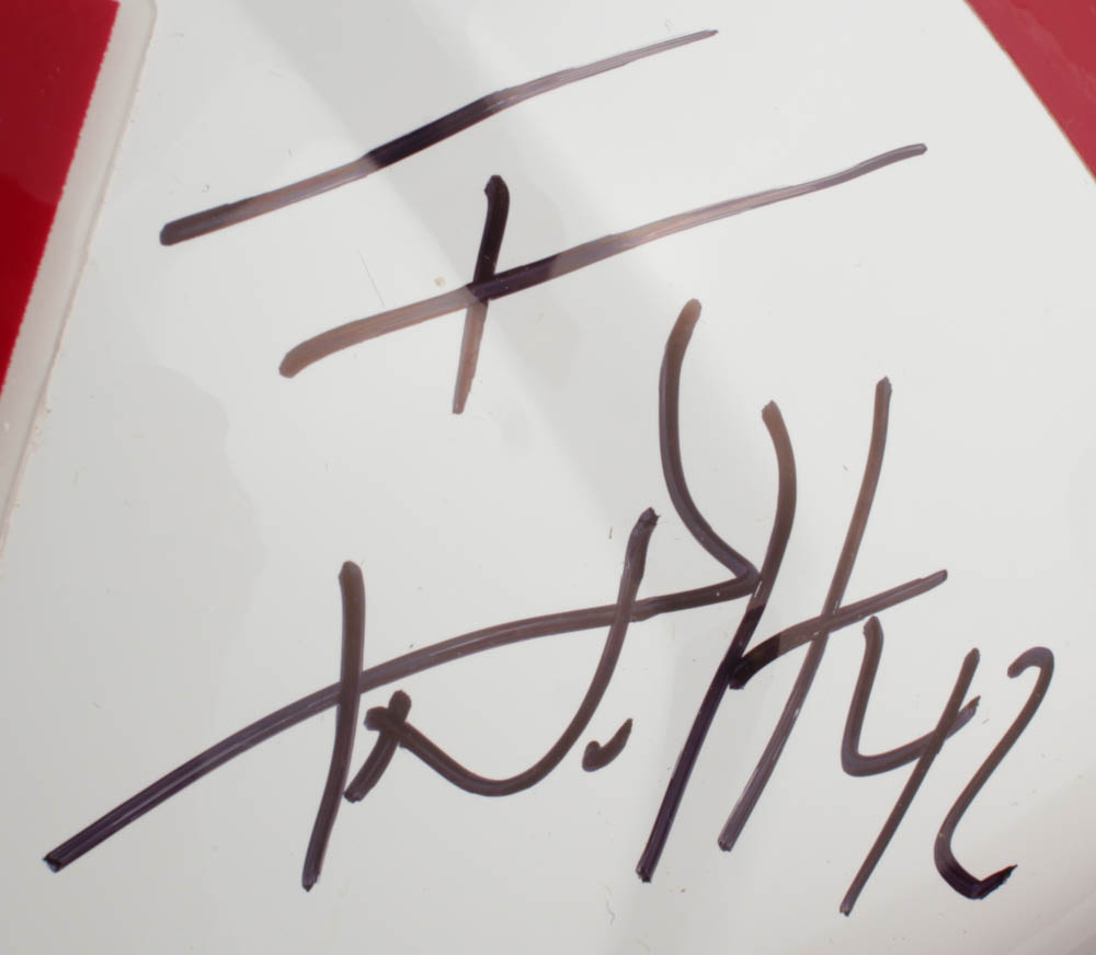 J.J., T.J. & Derek Watt Signed Wisconsin Badgers Full-Size Authentic On-Field Speed Helmet (JSA COA & Watt Hologram) at PristineAuction.com J.J., T.J. & Derek Watt Signed Wisconsin Badgers Full-Size Authentic On-Field Speed Helmet (JSA COA & Watt Hologram) at PristineAuction.com