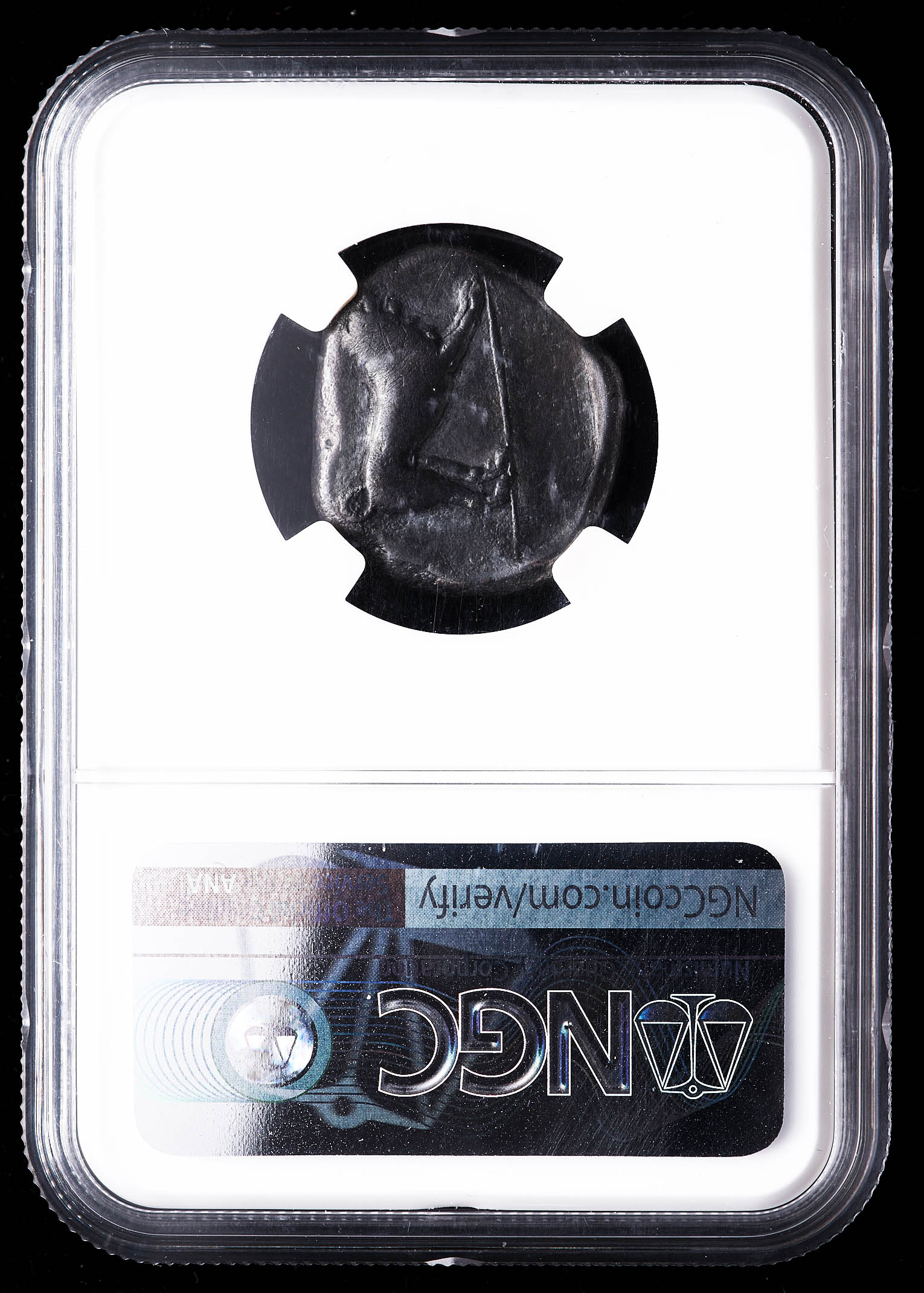 Hecatomnus c. 392-377 B.C. Satraps of Caria AR Tetradrachm Ancient Greek Silver Coin obv Zeus Labraundos rv Lion Crouchin (NGC VF) Strike: 3/5, Surface: 2/5 at PristineAuction.com Hecatomnus c. 392-377 B.C. Satraps of Caria AR Tetradrachm Ancient Greek Silver Coin obv Zeus Labraundos rv Lion Crouchin (NGC VF) Strike: 3/5, Surface: 2/5 at PristineAuction.com