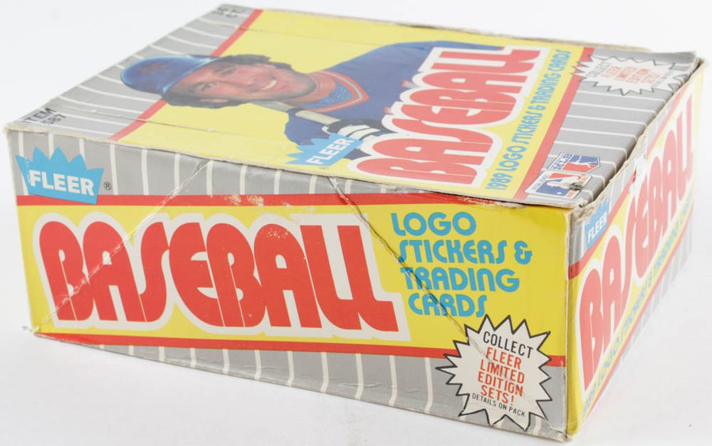 1989 Fleer Baseball Box of (36) Wax Packs at PristineAuction.com 1989 Fleer Baseball Box of (36) Wax Packs at PristineAuction.com