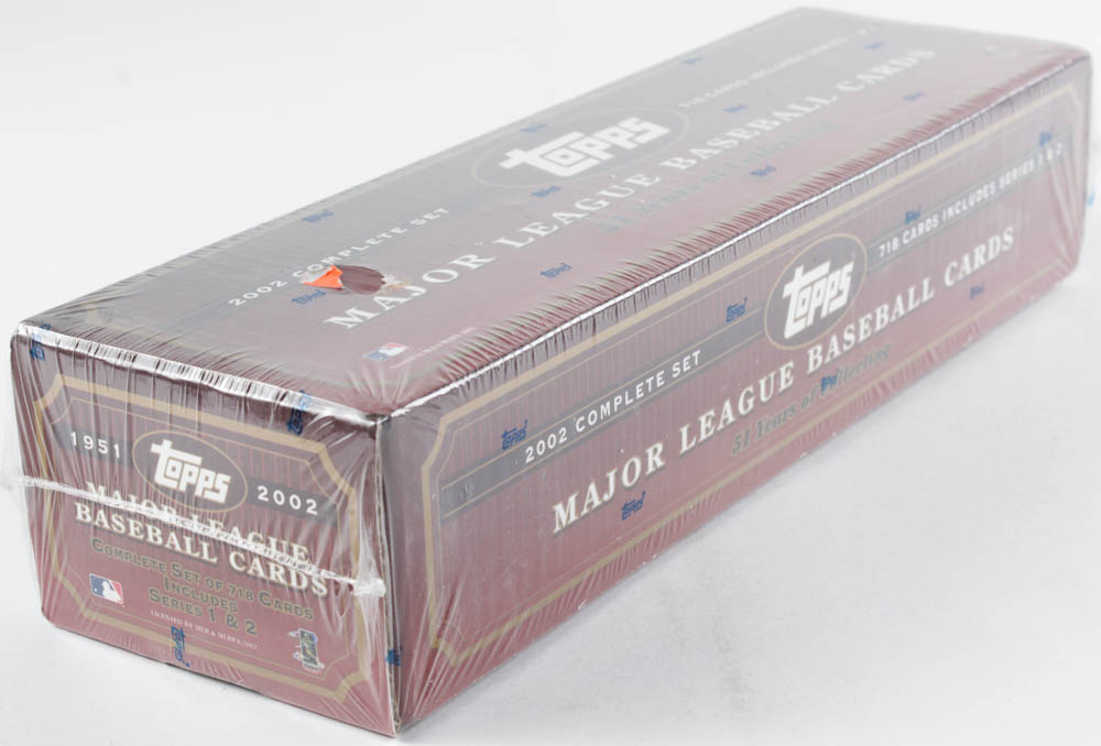 2002 Topps Series 1 & 2 Complete Set of (718) Baseball Cards at PristineAuction.com 2002 Topps Series 1 & 2 Complete Set of (718) Baseball Cards at PristineAuction.com