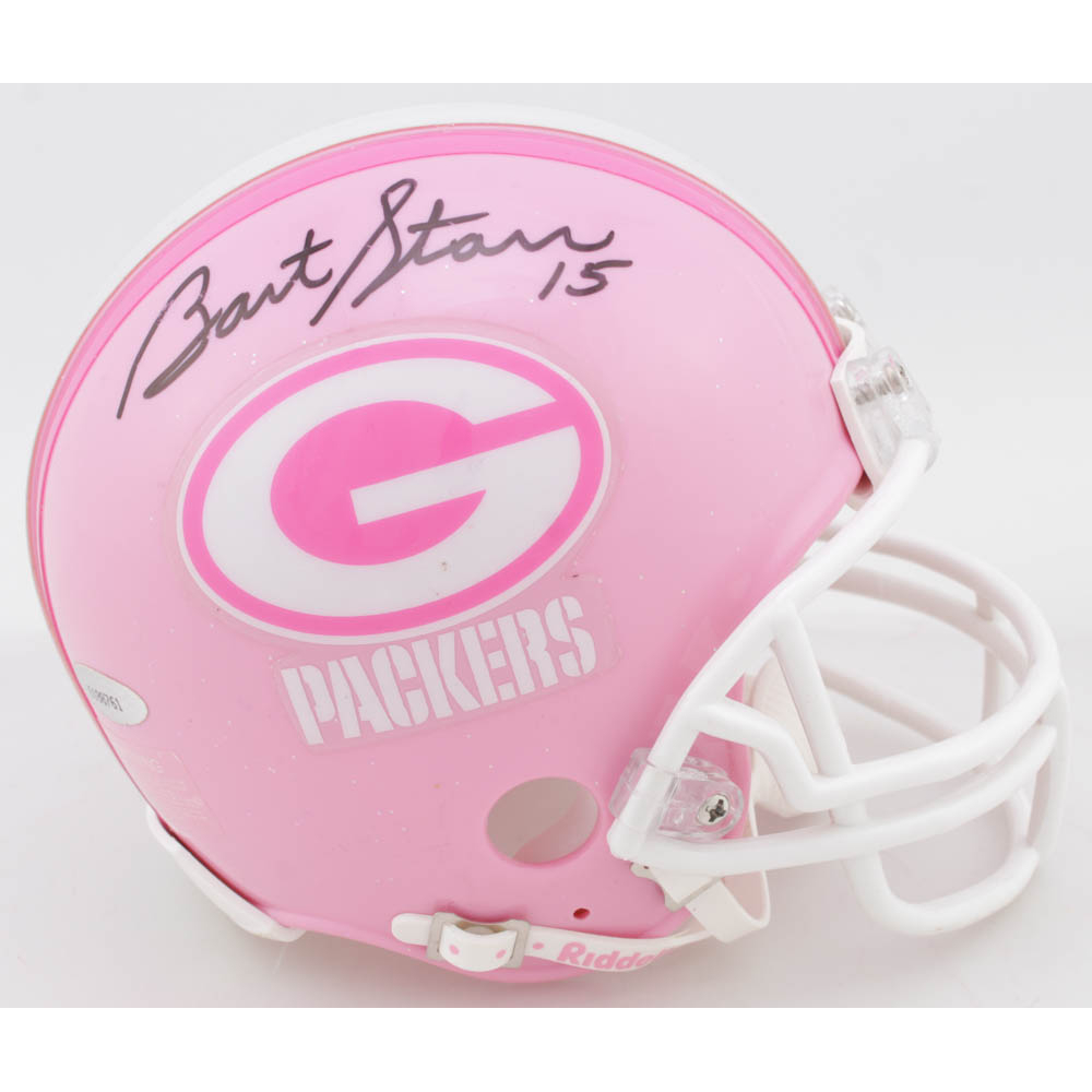 Bart Starr Signed Packers Breast Cancer 